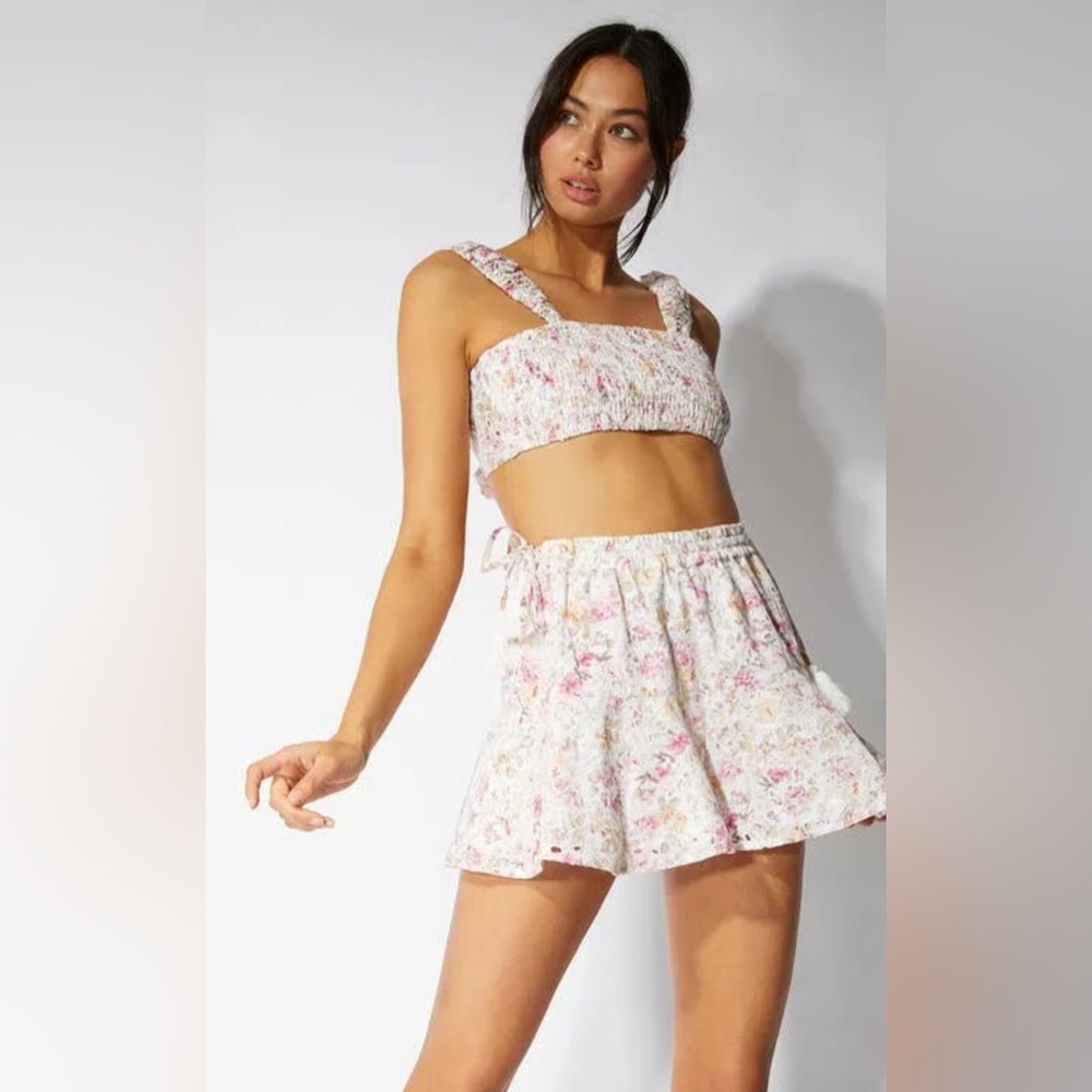 MinkPink Cecile Prairie Floral Two-Piece Set